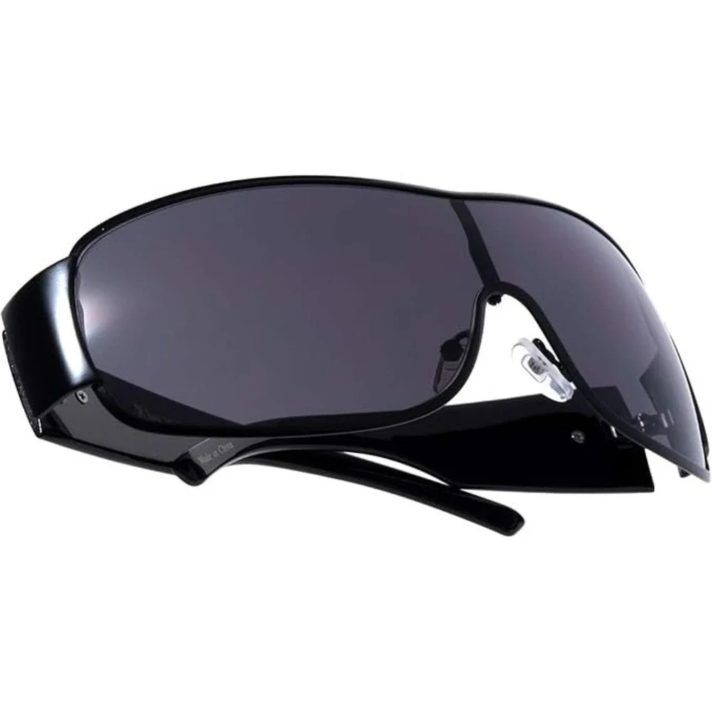 Men Sport Sunglasses Driving Pilot Fishing Eyewear Wrap Glasses US Metal Frame